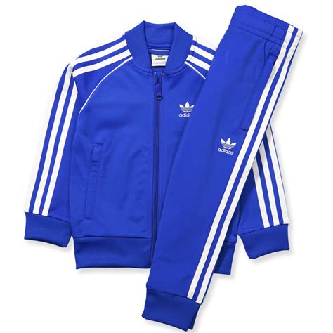 blue adidas originals tracksuit